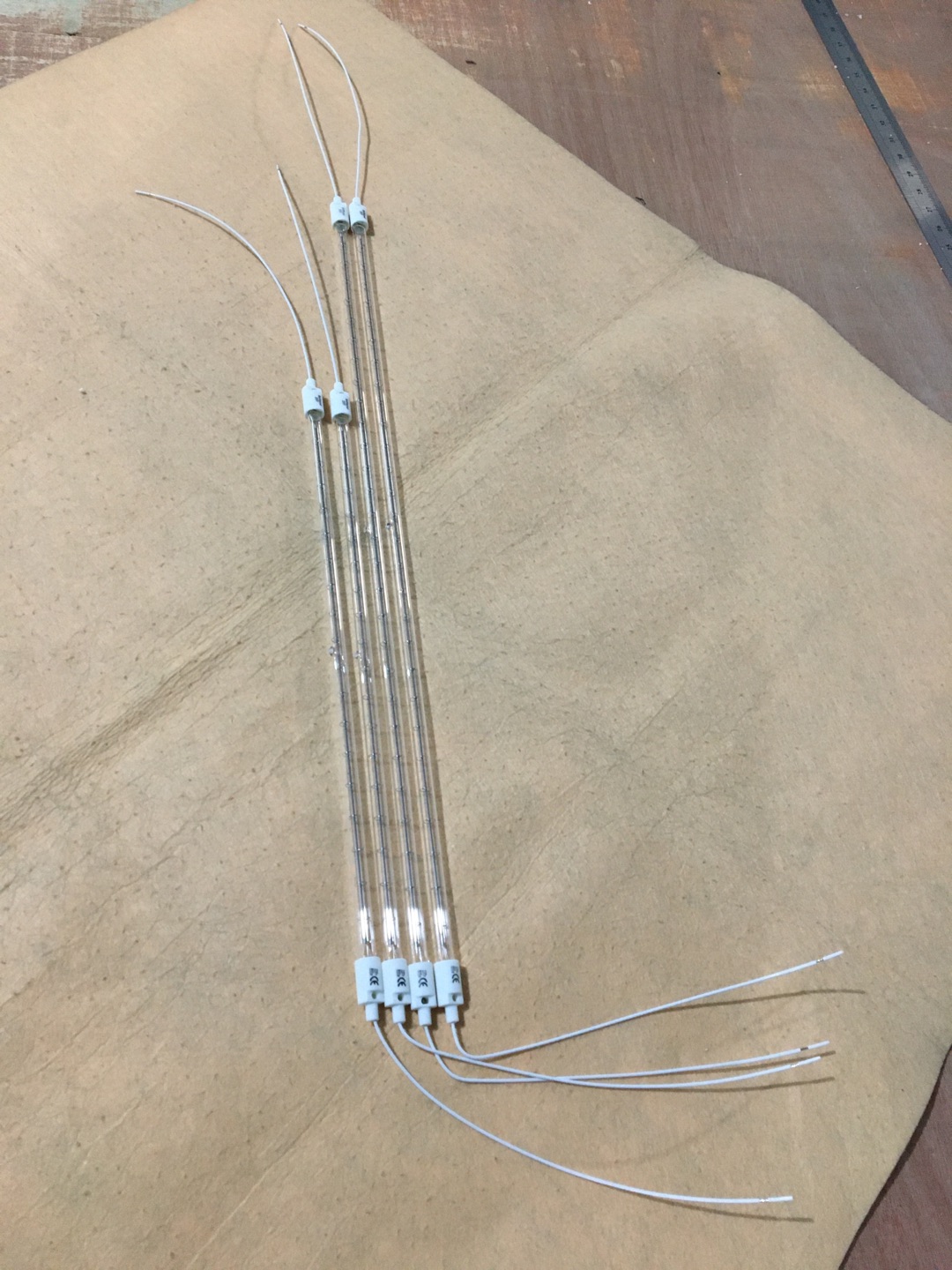 medium short wave infrared halogen lamp for blow moulding machine