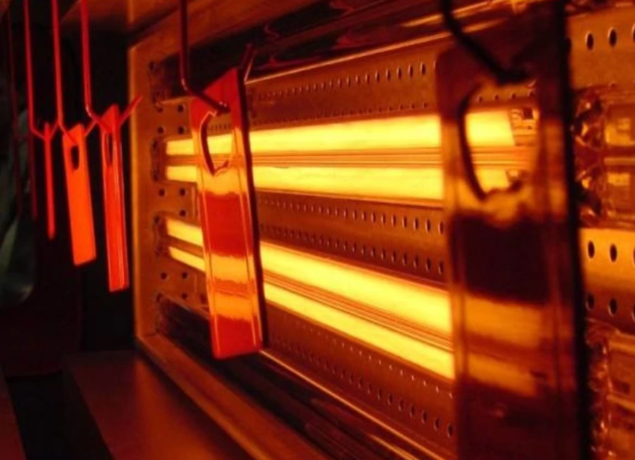 Certified infrared curing lamp